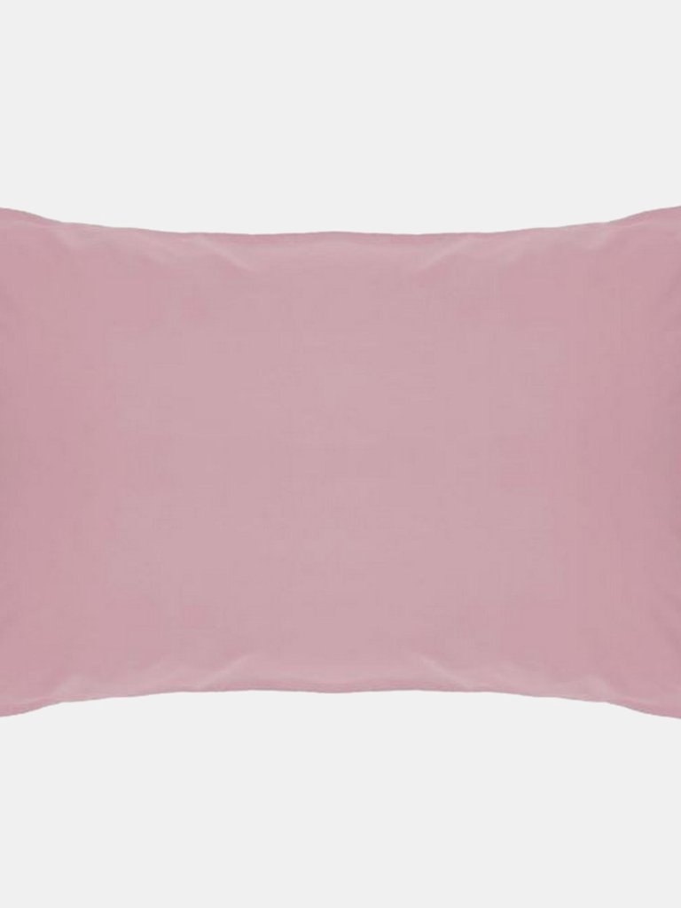 Easycare Percale Housewife Pillowcase, One Size - Blush - Blush