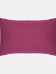 Easycare Percale Housewife Pillowcase, One Size - Fuchsia - Fuchsia