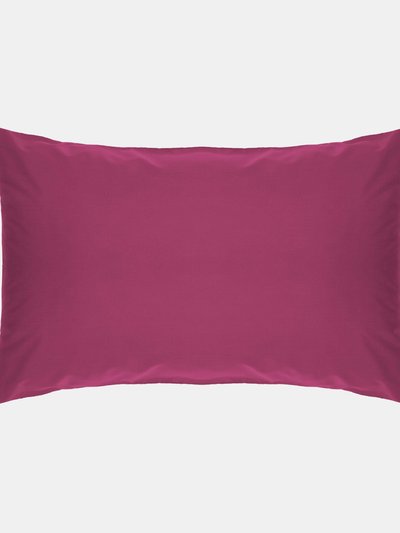 Belledorm Easycare Percale Housewife Pillowcase, One Size - Fuchsia product