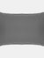 Easycare Percale Housewife Pillowcase, One Size - Gray - Gray