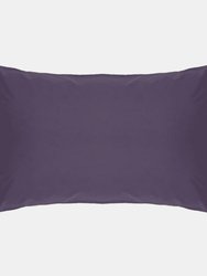 Easycare Percale Housewife Pillowcase, One Size - Mauve - Mauve