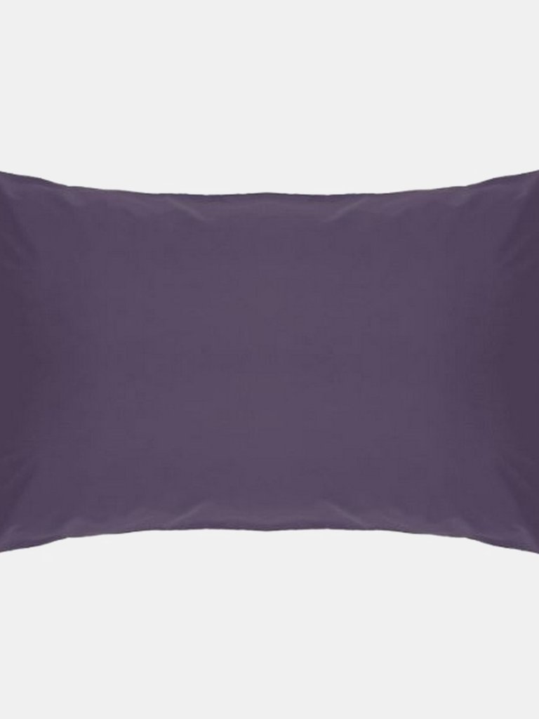 Easycare Percale Housewife Pillowcase, One Size - Mauve - Mauve