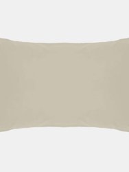 Easycare Percale Housewife Pillowcase, One Size - Mushroom - Mushroom