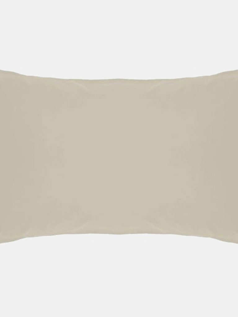 Easycare Percale Housewife Pillowcase, One Size - Mushroom - Mushroom