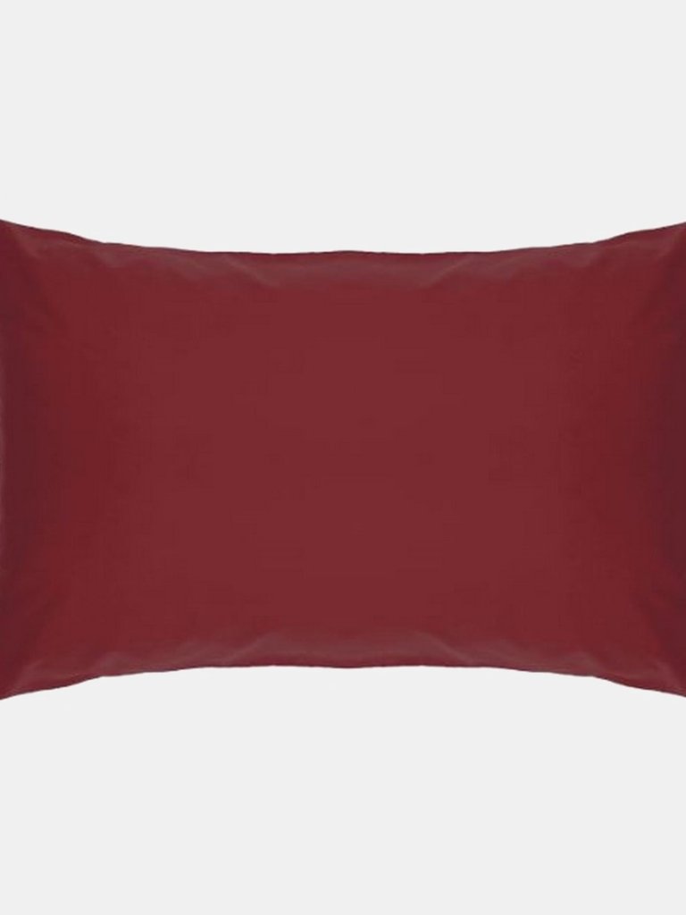 Easycare Percale Housewife Pillowcase, One Size - Red - Red