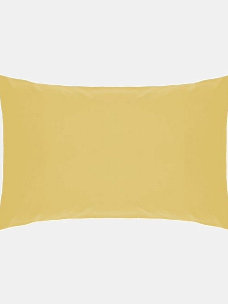 Easycare Percale Housewife Pillowcase, One Size - Saffron - Saffron