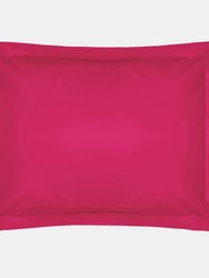 Easycare Percale Oxford Pillowcase, One Size - Fuchsia - Fuchsia