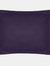 Easycare Percale Oxford Pillowcase, One Size - Mauve - Mauve