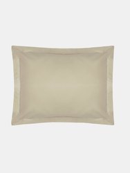 Easycare Percale Oxford Pillowcase, One Size - Mushroom - Mushroom