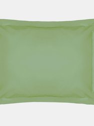 Easycare Percale Oxford Pillowcase, One Size - Olive - Olive