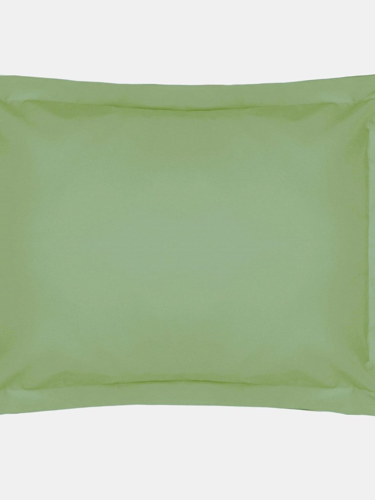 Easycare Percale Oxford Pillowcase, One Size - Olive - Olive