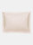 Easycare Percale Oxford Pillowcase, One Size - Powder Pink - Powder Pink