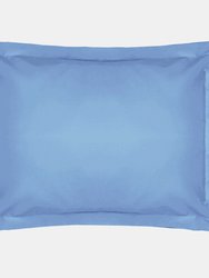 Easycare Percale Oxford Pillowcase, One Size - Sky Blue - Sky Blue