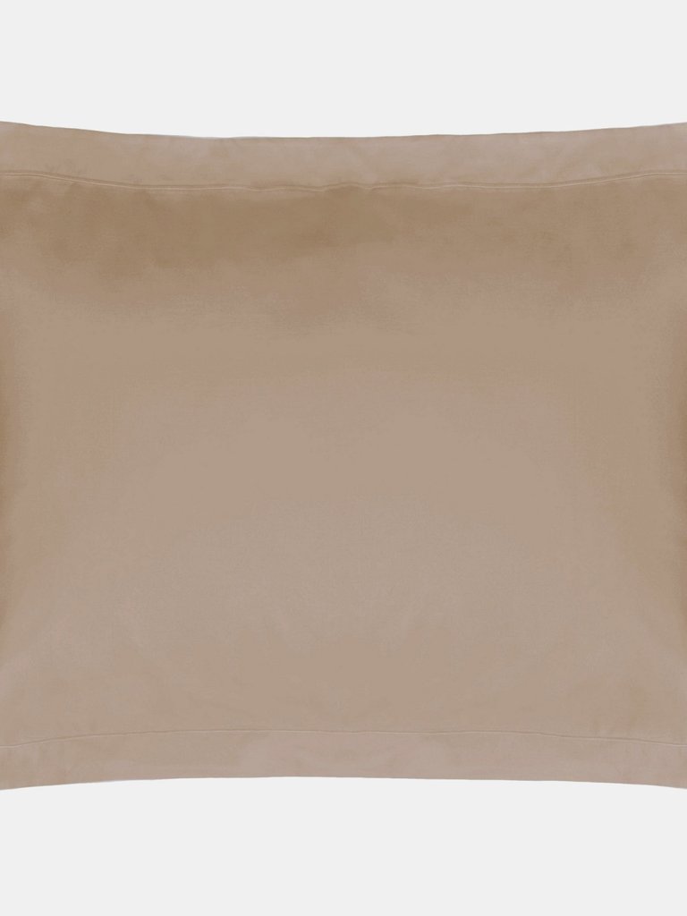 Easycare Percale Oxford Pillowcase, One Size - Walnut Whip - Walnut Whip