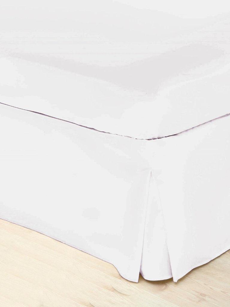 Easycare Percale Platform Valance, Misty Rose - Twin/UK - Single - Misty Rose