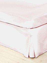 Easycare Percale Platform Valance, Red - Twin/UK - Single - Red