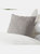 Faux Suede Filled Cushion Charcoal - One Size - Charcoal