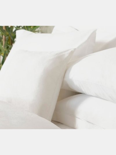 Belledorm Faux Suede Filled Cushion White - One Size product