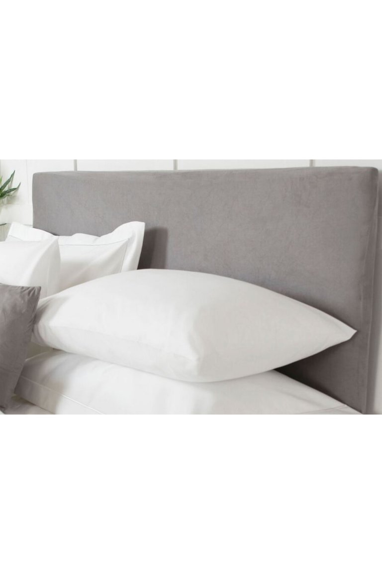 Faux Suede Headboard Cover Charcoal - King/UK - Superking - Charcoal
