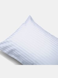 Hotel Suite Cotton Quilted Housewife Pillowcase - 90cm x 50cm - White