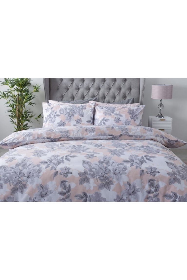 Maeva Floral Duvet Set Blush - Full/UK - Double - Blush