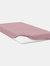 Percale Fitted Sheet Blush - 190cm x 105cm - Blush