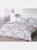 Secret Garden Floral Duvet Set Twin (UK - Single) - White/Pink/Blue - White/Pink/Blue