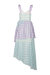 Alessia Gingham Midi Dress- Multi