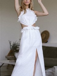 Bianca Midi Dress - Ivory - Ivory