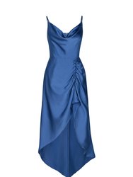 Lana Hi Lo Dress - Atlanic Blue - Atlanic Blue