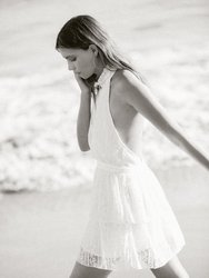 Neve Halter Dress- White - White