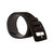 Suede Square Buckle Belt - Black