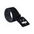 Suede Square Buckle Belt - Black