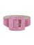 Suede Square Buckle Belt - Blush Pink - Light Pink