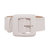 Suede Square Buckle Belt - Off White - Off White