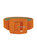 Suede Square Buckle Belt - Orange - Orange