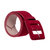 Suede Square Buckle Belt - Wine