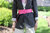 Wide Triangle Buckle Belt - Hot Pink