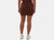 Filby Terry Mini Skirt - Shaved Chocolate