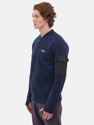 Mens Dilla Sleeve Pocket Zip-Up