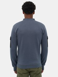 Mens Dilla Sleeve Pocket Zip-Up