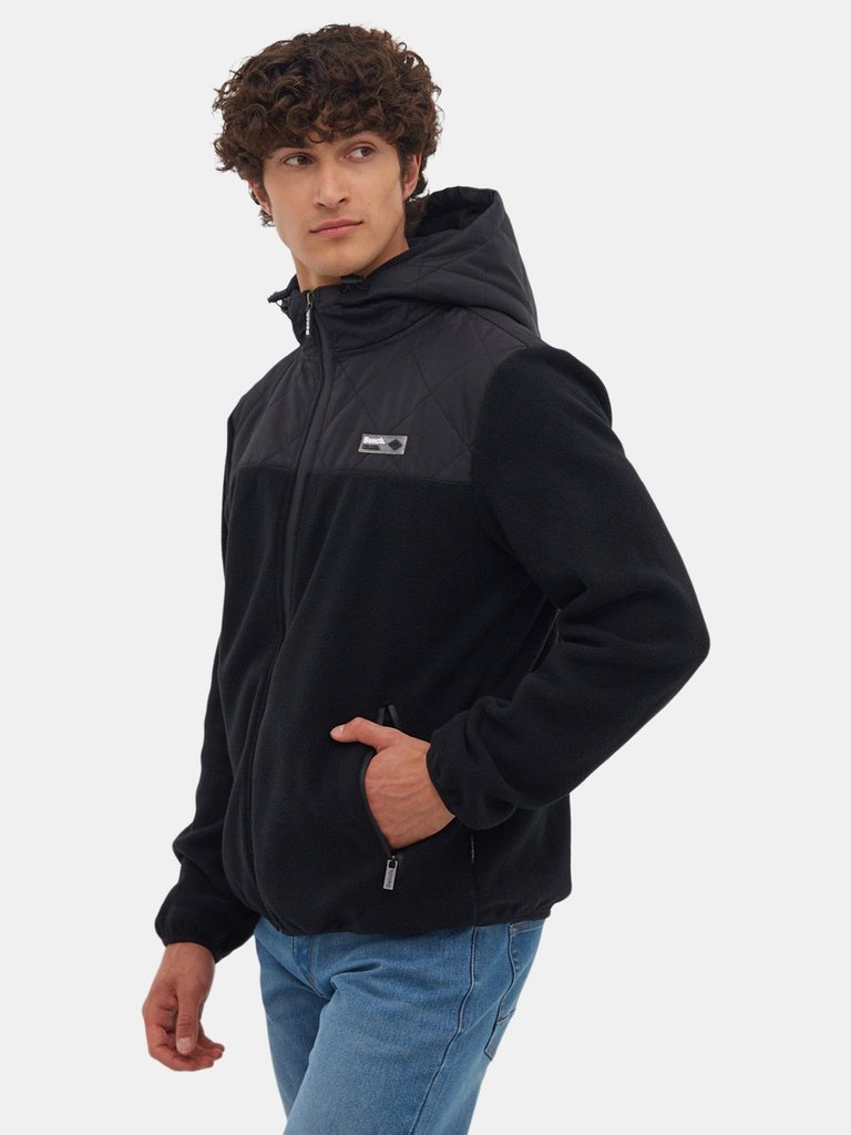 Mens Tatra Zip-Up Hooded Polar Fleece Jacket