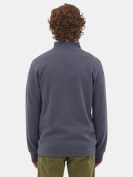 Mens Tranto Pique Quarter Zip Funnel Neck