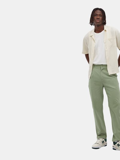 Bench DNA Tonman Relaxed Pleated Trousers - Hedge Green product
