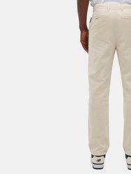 Tonman Relaxed Pleated Trousers - White Asparagus