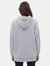 Womens Ivyisla Longline Deboss Hoodie