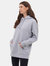 Womens Ivyisla Longline Deboss Hoodie