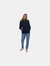 Women's Kiely Oversize Zip-Up Hoodie - Navy