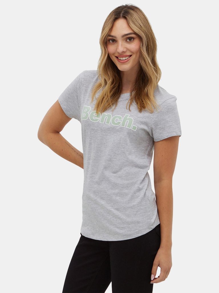 Womens Leora Outline Logo Tee