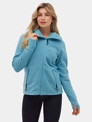 Womens Ninja Microfleece Asymmetric Zip-Up - Arctic